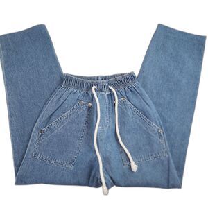 Vintage 90's Venice Blues Elastic Waist Relaxed Fit Jeans Sz S